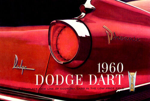 1960 Dodge Dart Line - Affiche publicitaire promotionnelle - Photo 1 sur 1