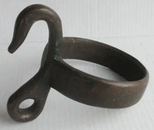 Vintage 4 3/8" ID Bronze Mast Boom Band Ring Collar Hoop Sailboat      B57