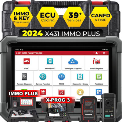 2024 Launch X431 IMMO PLUS PAD VII ECU Programming All System Diagnostic Scanner