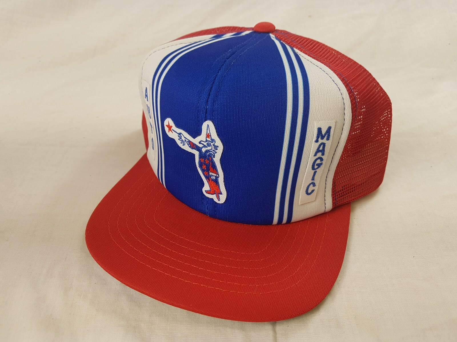 AUTO MAGIC WIZARD Cap Trucker Hat Snapback Baseba… - image 1