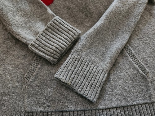 *Dog Mama* Soft Pullover Sweater Hoodie in Gray - perfect for dog lovers! - Picture 7 of 8
