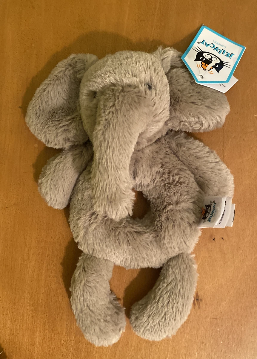 Jellycat Smudge Elephant Ring Rattle 7