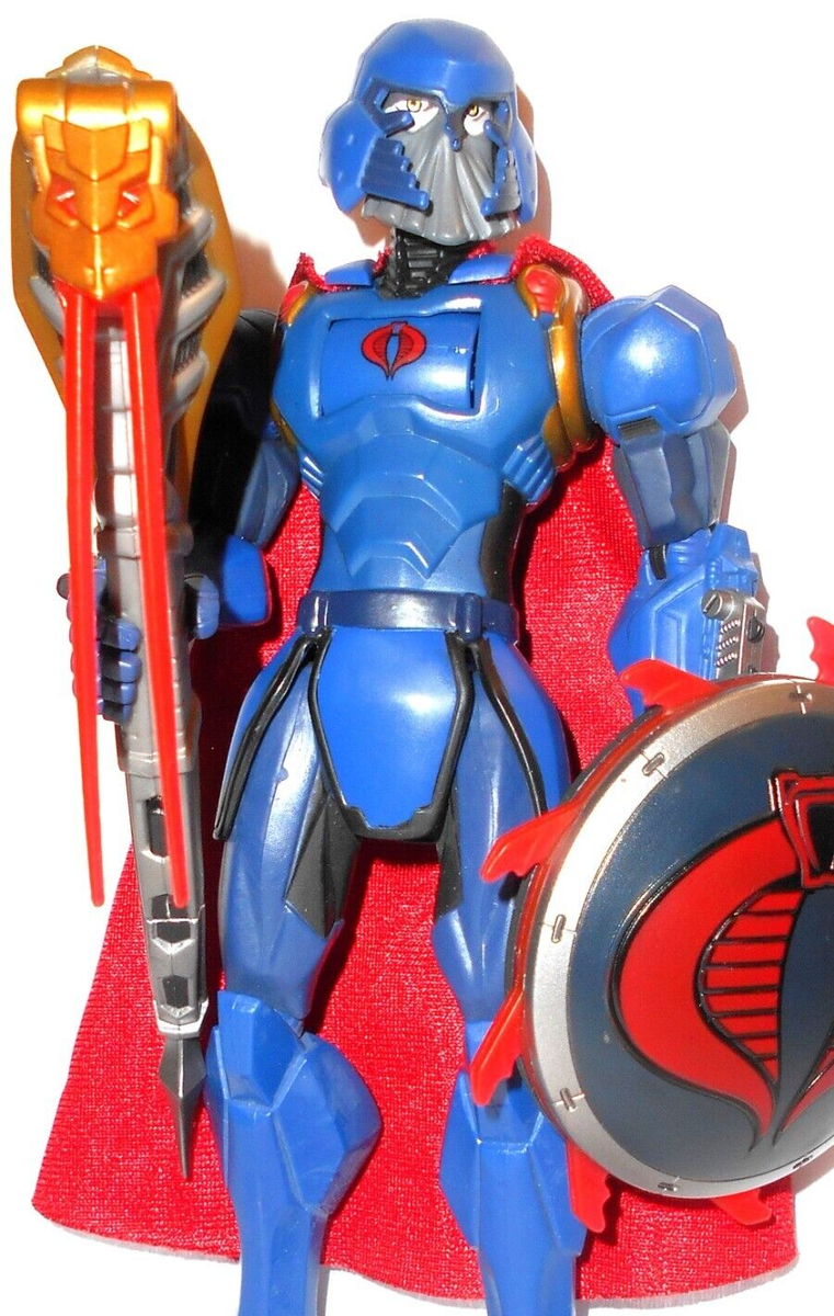 GI Joe COBRA COMMANDER 8 inch Sigma Six 6 complete 2005 series 1