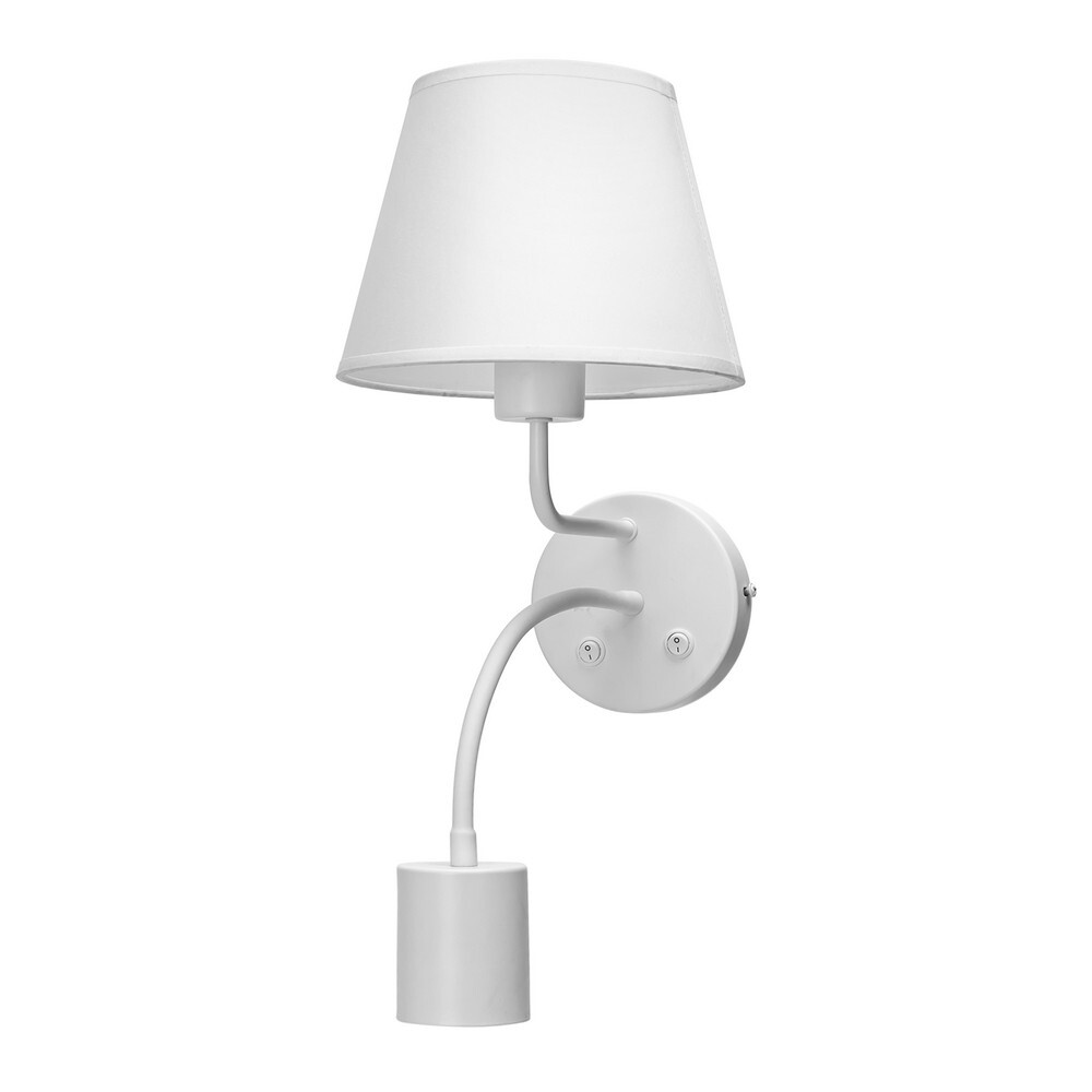 Applique da parete UaD Bianco IP20 1 x GU10 1 x E27 Aigostar
