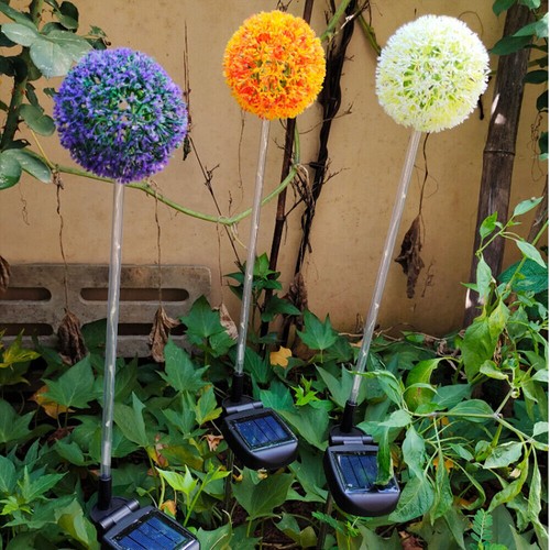 2PCS 120LED Garden Path Lights Solar Power Firework Lamp Starburst Stake Outdoor - Picture 21 of 46