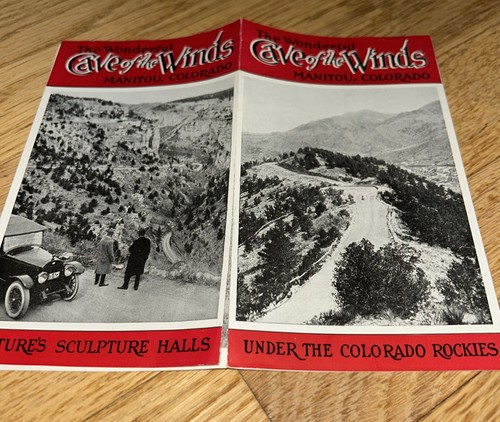 3 - CAVE OF THE WINDS & WILLIAMS CANON Brochures 1920s / 1930's Manitou Springs - Picture 6 of 15
