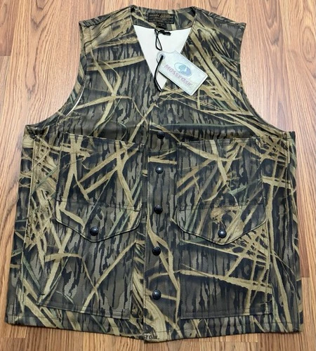 Filson Vest Mens Small Rugged Twill Cruiser Mossy Oak Shadow Grass Camo - product listing photo