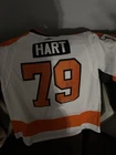 Carter Hart Philadelphia Flyers NHL Hockey Signed Jersey #79 White/Orange
