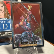 2024 Upper Deck Marvel Masterpieces 92 Platinum #34 - Hawkeye MINT Avengers