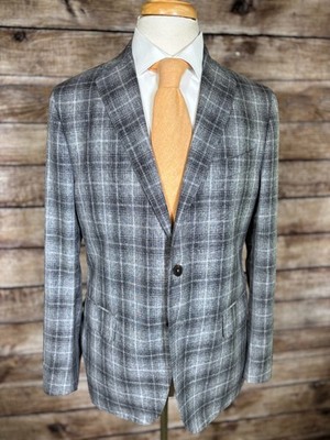 LNWOT Eidos Cotton Wool Silk Blazer Size 44 (54 EUR) 42 Deven