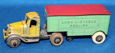 TOOTSIETOY LONG DISTANCE HAULING TRUCK WITH TRAILER - 1930s - VERY NICE