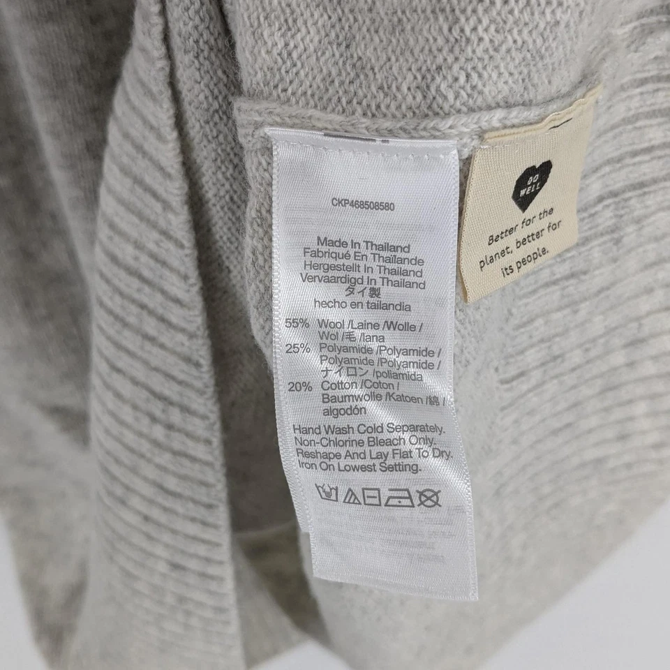 Madewell Women's Hallowell Turtleneck Sweater Tank Wool Blend XXL - Image 2 of 4