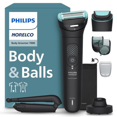 Philips Series 7000 Showerproof Trimmer and Shaver Body Grooming Kit  BG7480/50