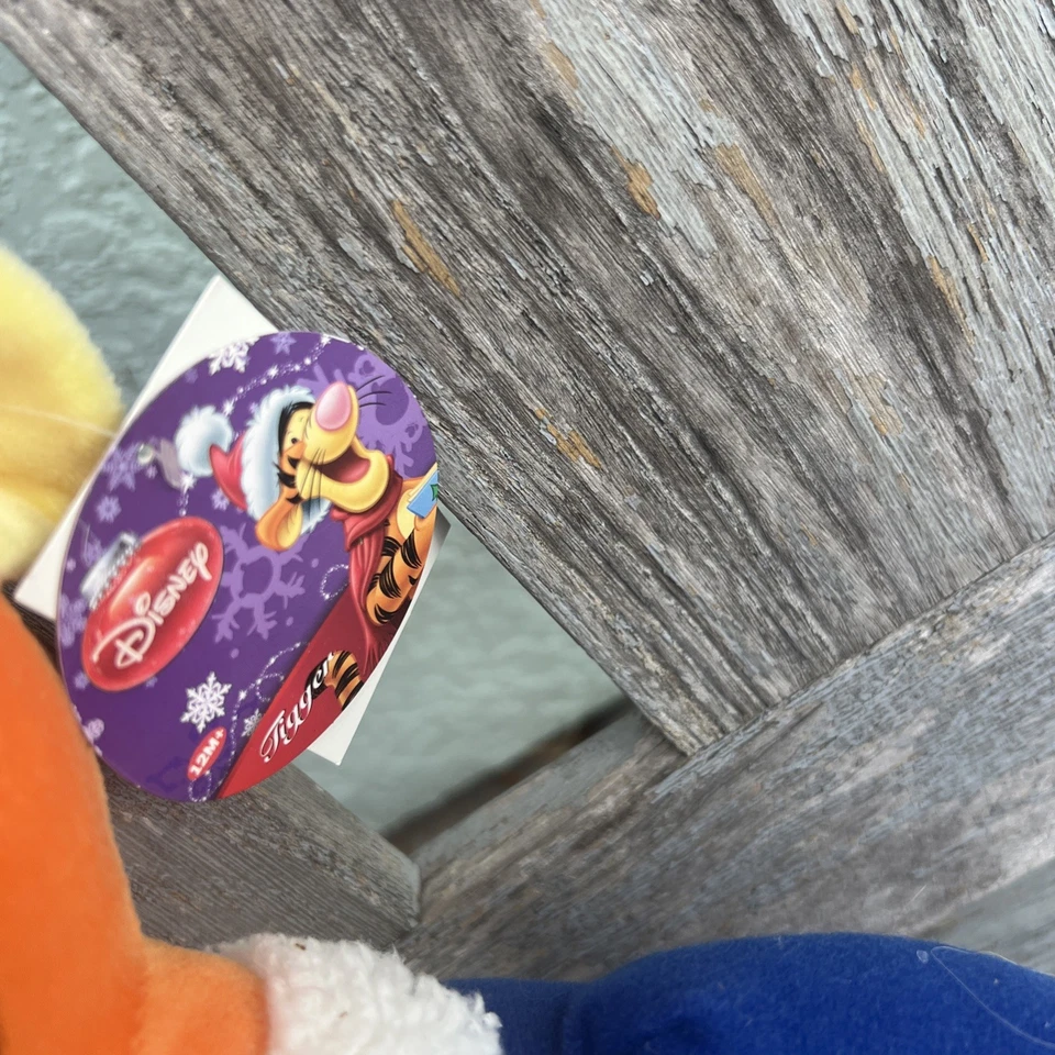 2 Disney TIGGER Plush with Snowman Christmas Sweater Holiday Collector 20" - image 3 of 4