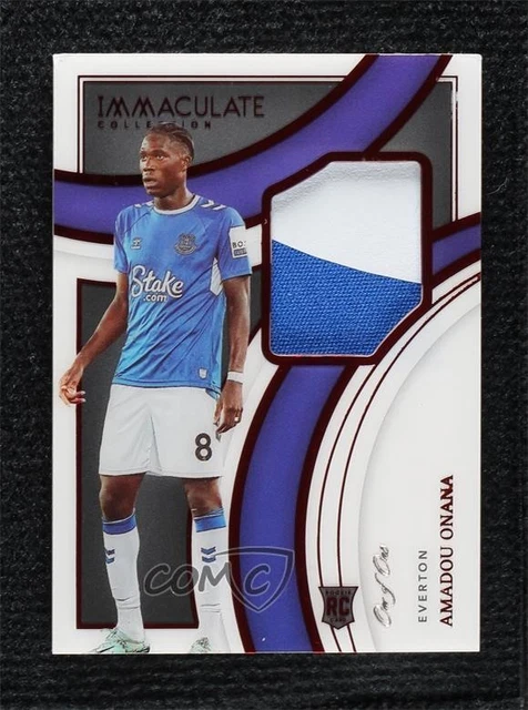 2022-23 Panini Immaculate In the Game Patch Ruby 1/1 Amadou Onana #IG-AOA