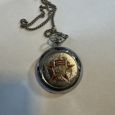  MOLNIJA Taschenuhr 3602 Russian mechanical pocket mit Garantie Sprungdeckel 