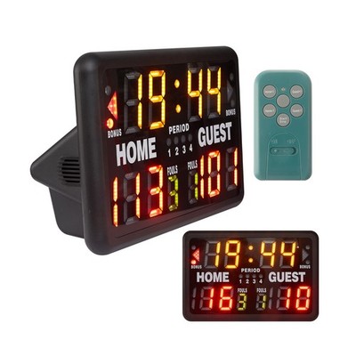 Suzile 24 x 16 Inch Electronic Basketball Scoreboard Tabletop Digital Scorebo...