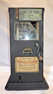 Vintage Schermack Postage US Stamp Vending Machine 3 3 Cent Stamps for a Dime