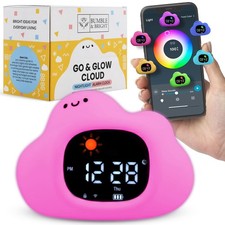 App-Controlled Kids Sleep Trainer   Color-Changing Night Light Alarm Clock