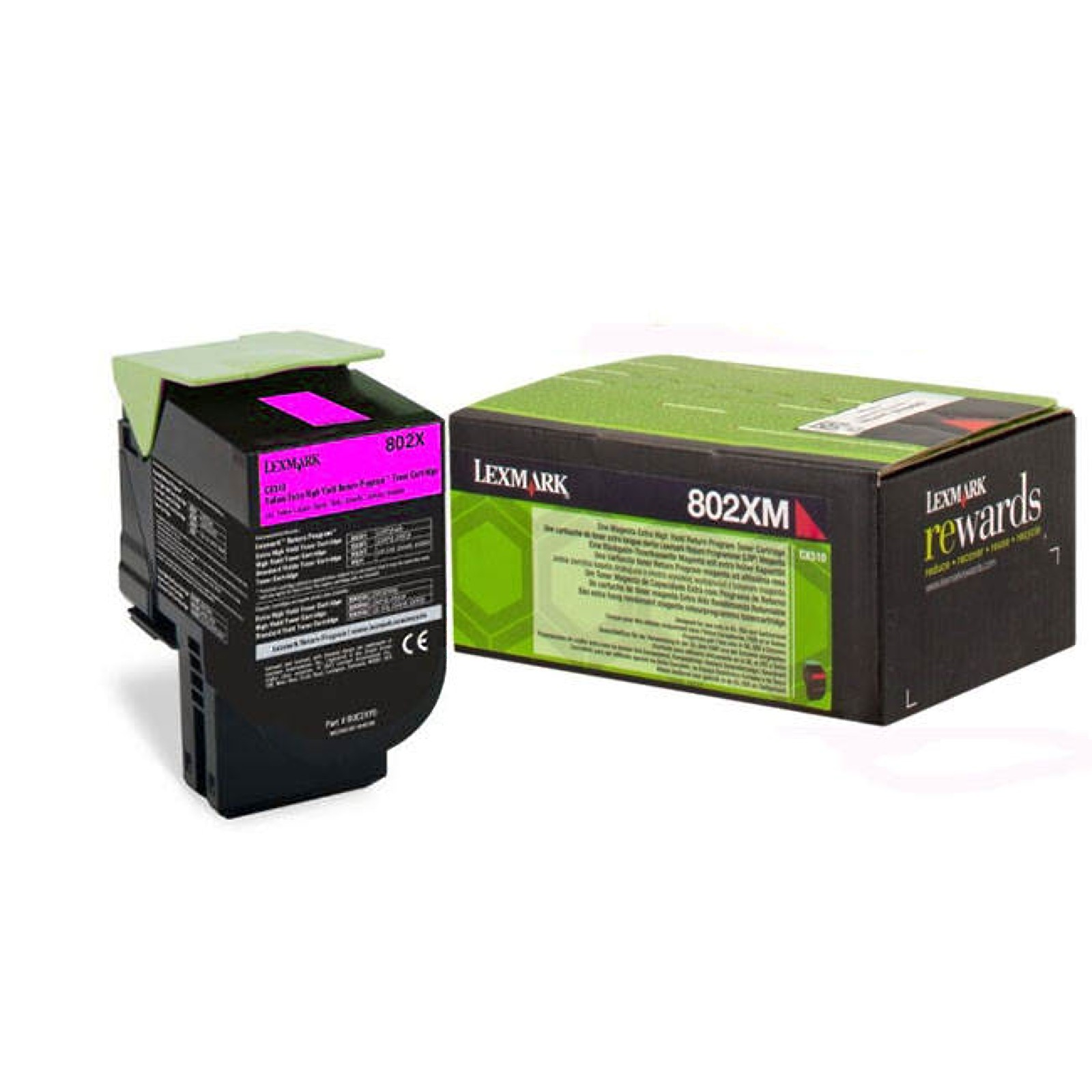 Lexmark 802XM Extra High Capacity Magenta Return Program Toner Cartridge