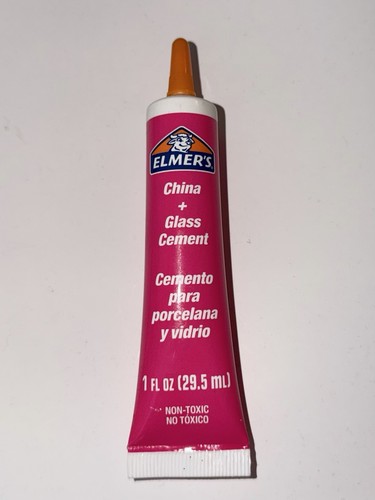 ELMER'S CHINA + GLASS CEMENT 1 OZ DISCONTINUED