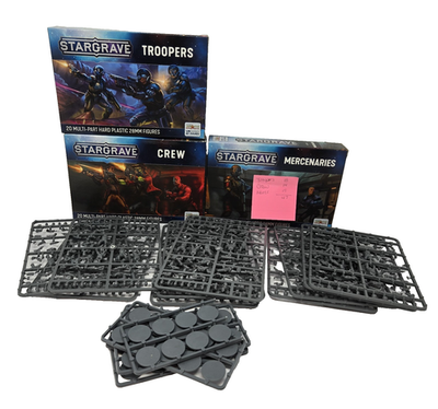 #ad #ad Stargrave Crew Troopers Mercenaries SciFi RPG Military Halo 28mm NorthStar *READ $59.99