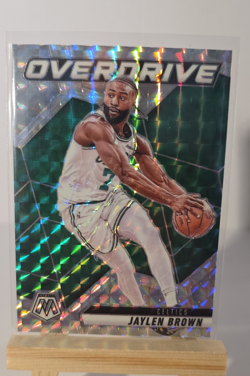 2024-25 Panini Mosaic - Overdrive Prizm  Jaylen Brown #24 Celtics 