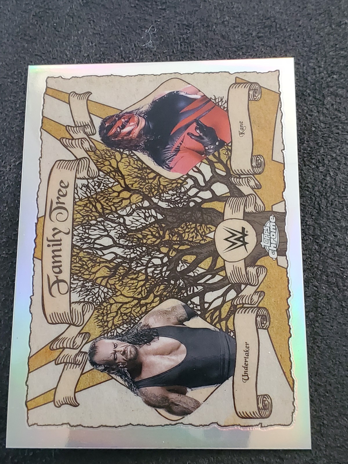 Undertaker / Kane #FT-UK Wrestling Cards 2025 Topps Chrome WWE Family Tree trading card — raw and PSA graded price guide