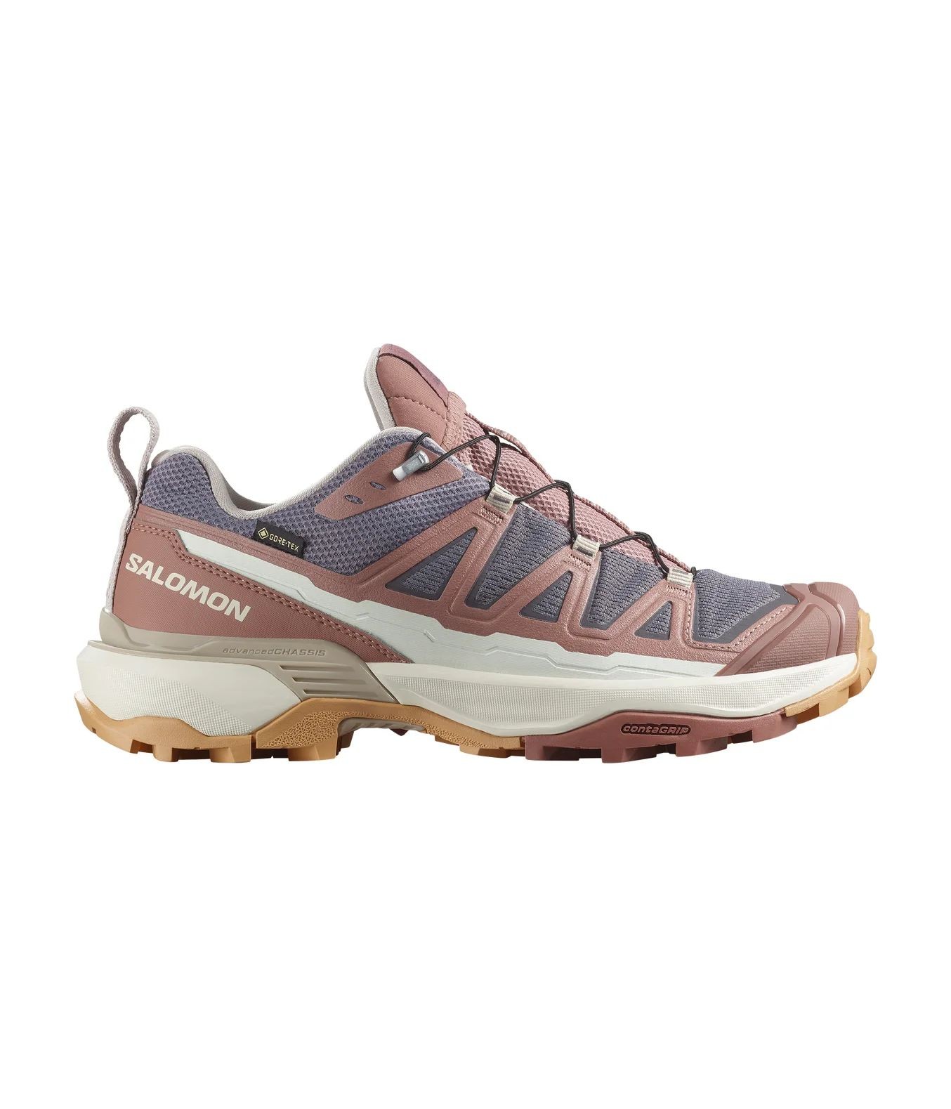 Salomon X Ultra 360 Edge GTX Scarpe da Escursionismo Donna Excalibur Burlwood Silver Clo