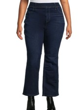 Womens Jeans Terra  Sky Jegging Size 1X  16W-18W  Mid Rise Dark Blue Wash