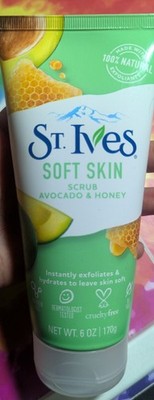 St. Ives Soft Skin Scrub Avocado & Honey 6 oz 