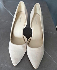 Graceland Damen Pumps Wildleder Beige Spitz S...