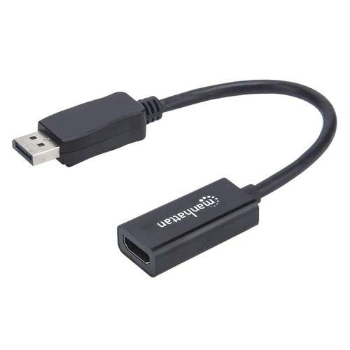 Manhattan Displayport 1.1 To Hdmi Adapter Cable 1080P@60Hz Male To Female Black