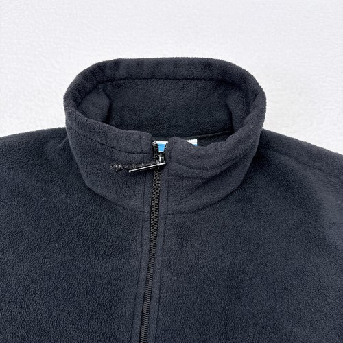 Columbia Fleece Jacket Women’s Size Medium Black Full Zip Casual Hiking Camping - Picture 4 of 8