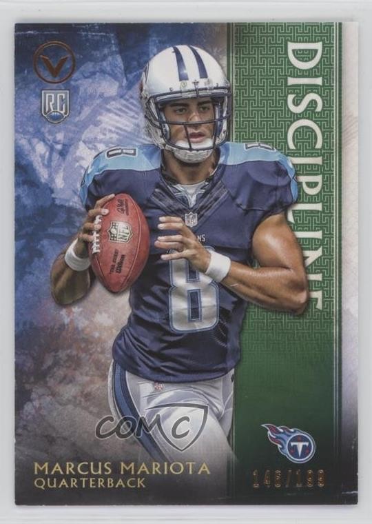 2015 Topps Valor Discipline 146/199 Marcus Mariota #56 Rookie RC ms9