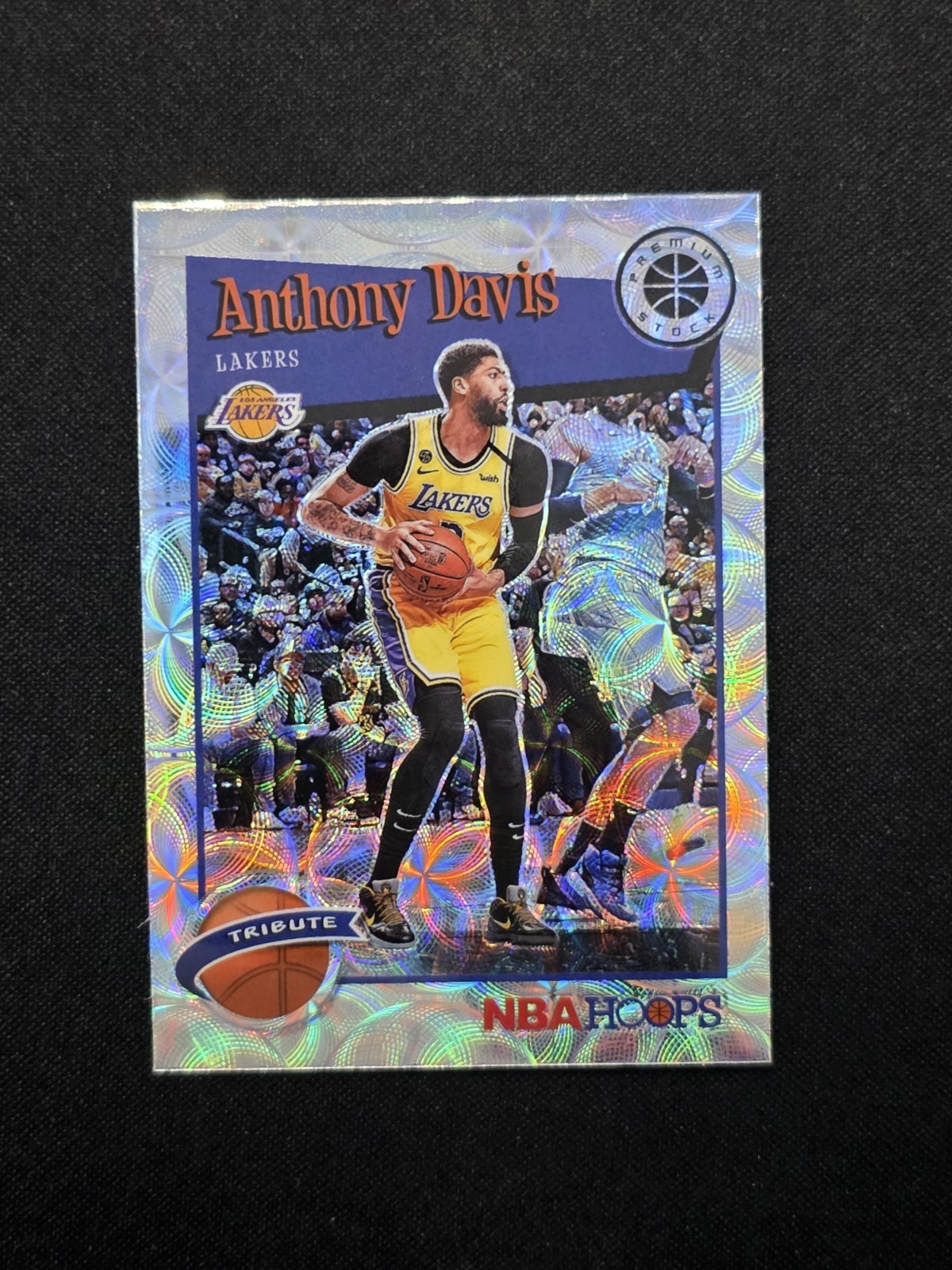 2019-20 Hoops Premium Stock Basketball Anthony Davis #294 Tribute Scope Prizm