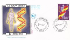 FRANCE 2001 FDC LE SIECLE AU FIL DU TIMBRE YT 3423