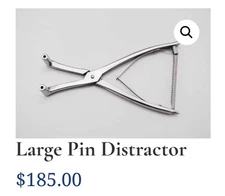 Large Pin Distractor - 8"(20cm) Jack Surgical JS9854233 Stainless Steel