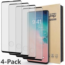 2/4-Pack HD Clear Screen Protector For Samsung Galaxy S10 Privacy Tempered Glass