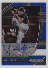 2020 Panini Prizm Draft Picks Blue 53/60 Alex Santos #PDP72 Auto 0dp1