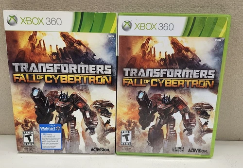 Transformers Fall of Cybertron (Xbox 360, 2012) Complete CIB w/ Slipcover Tested