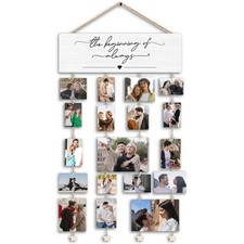 Couple Picture Frame Gifts for Engagement Anniversary Wedding New Homeowners,...