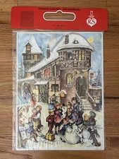 Vintage 1960s Advent Calendar &ldquo;Joy in the Snow&rdquo; Unopened