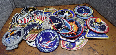29 Vintage Mostly Space Shuttle Related Patches  C2