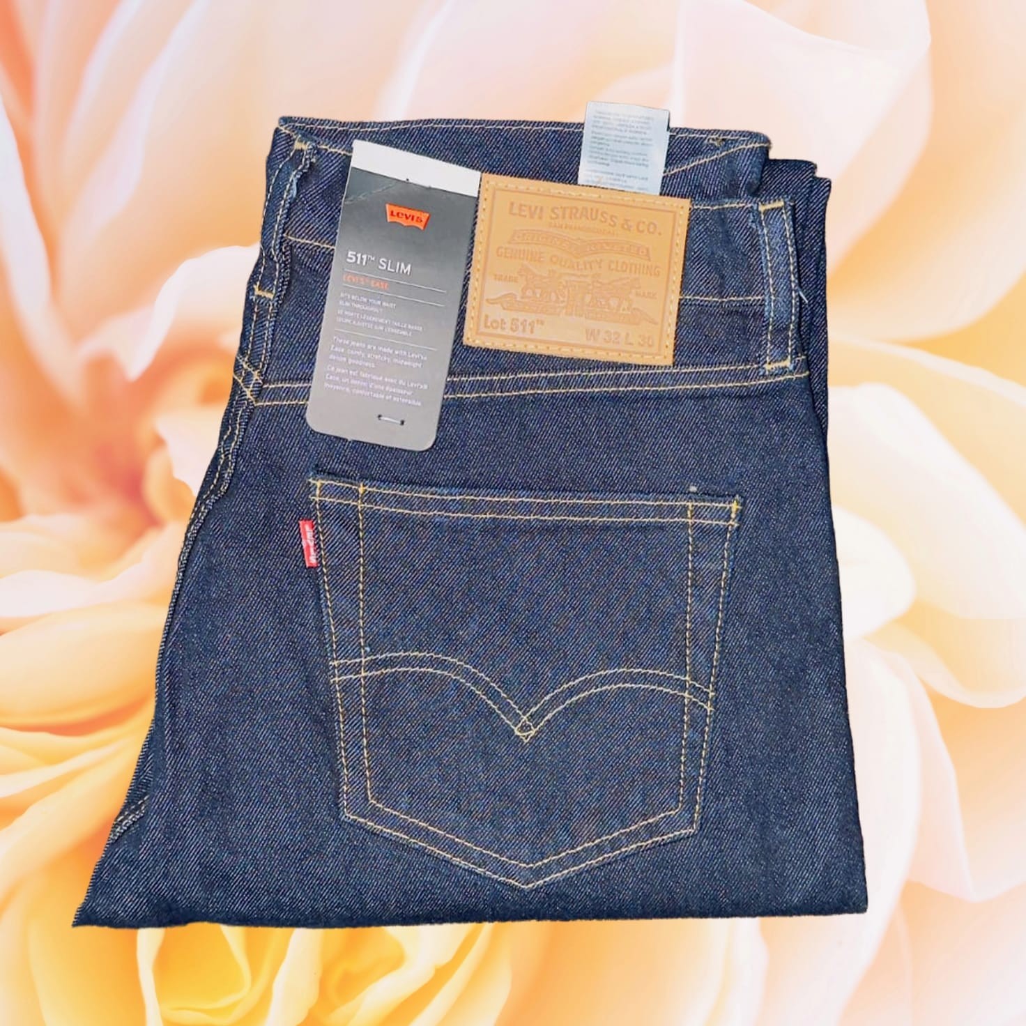 Levi’s 511 Slim Fit Men’s Jeans Rinse Wash Blue Denim New with Tags All ...