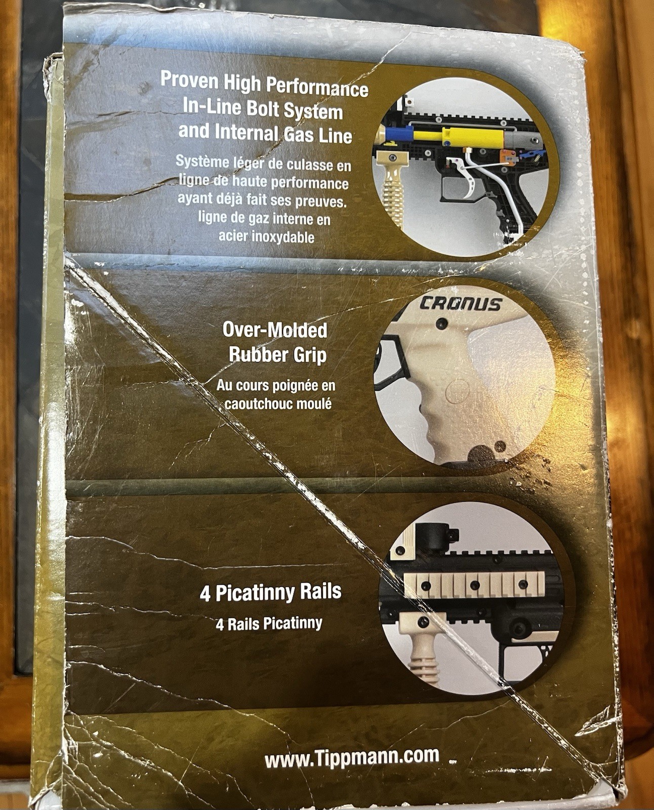 Tippmann Cronus Power Pack .68 Cal. 81981 Paintball Marker Helmet included