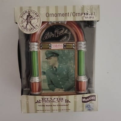 American Greetings Elvis Presley Musical Jukebox Hanging Ornament Christmas 2006