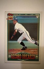 1991 Topps - Record Breaker George Brett #2 Collector's Edition (Tiffany)