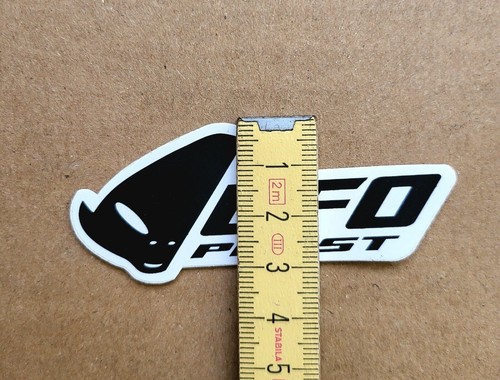 Honda,Kawasaki,Suzuki,Yamaha,Scouter,Motorcyle, UFO Plast Decal Sticker, Emblem. - Picture 3 of 3