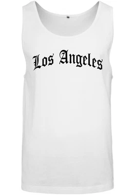 Mister Tee Los Angeles Wording Débardeur Haut Shirt Sport sans Manches City USA - Photo 1/2